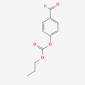 Carbonic acid, 4-formylphenyl propyl ester