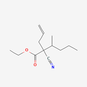 Ethyl 2-allyl-2-cyano-3-methylhexanoate