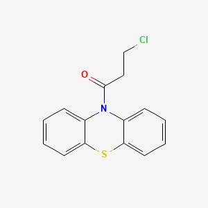 B1266747 3-Chloro-1-phenothiazin-10-yl-propan-1-one CAS No. 4091-91-2