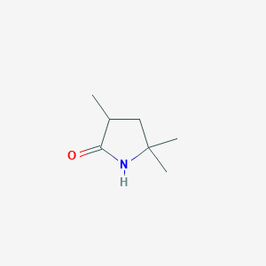 B1266748 3,5,5-Trimethylpyrrolidin-2-one CAS No. 14482-00-9
