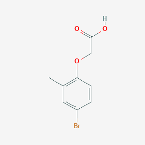 molecular formula C9H9BrO3 B1266749 2-(4-溴-2-甲基苯氧基)乙酸 CAS No. 6956-82-7