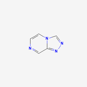 molecular formula C5H4N4 B1266753 1,2,4-三唑并[4,3-a]吡嗪 CAS No. 274-82-8
