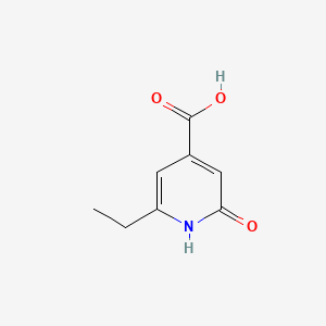 B1266770 6-Ethyl-2-oxo-1,2-dihydropyridine-4-carboxylic acid CAS No. 97659-42-2