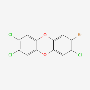 B1266774 2-Bromo-3,7,8-trichlorodibenzo-p-dioxin CAS No. 109333-33-7