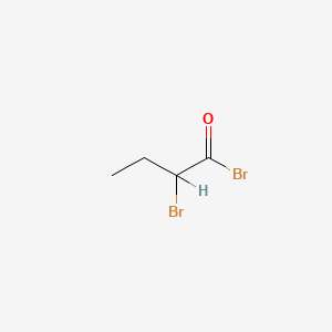 molecular formula C4H6Br2O B1266778 2-溴丁酰溴 CAS No. 26074-52-2