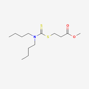 Methyl 3-(((dibutylamino)thioxomethyl)thio)propanoate