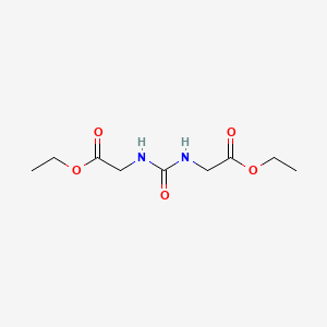 molecular formula C9H16N2O5 B1266785 2-[(2-乙氧基-2-氧代乙基)氨基甲酰氨基]乙酸乙酯 CAS No. 7150-63-2