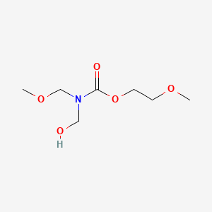 2-Methoxyethyl (hydroxymethyl)(methoxymethyl)-carbamate