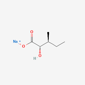 Sodium (S-(R*,R*))-2-hydroxy-3-methylvalerate