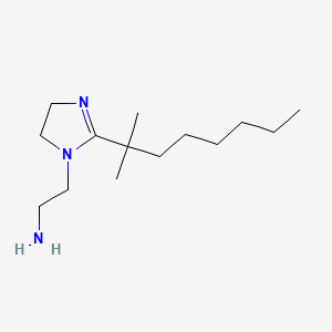 2-(Dimethylheptyl)-4,5-dihydro-1H-imidazole-1-ethylamine