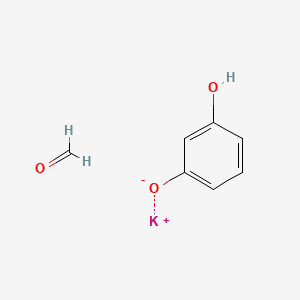 Potassium;formaldehyde;3-hydroxyphenolate