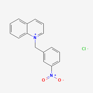 1-((3-Nitrophenyl)methyl)quinolinium chloride