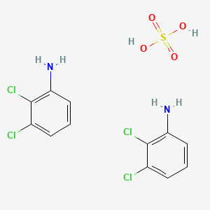 2,3-dichloroaniline;sulfuric acid