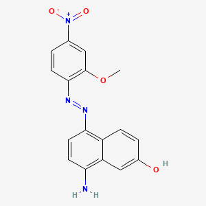 8-Amino-5-((2-methoxy-4-nitrophenyl)azo)-2-naphthol