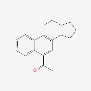 Ethanone, 1-(12,13,14,15,16,17-hexahydro-11H-cyclopenta(a)phenanthren-6-yl)-