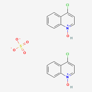 Bis(5-chloro-8-hydroxyquinolinium) sulphate