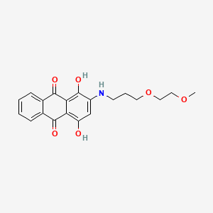 1,4-Dihydroxy-2-[[3-(2-methoxyethoxy)propyl]amino]anthraquinone