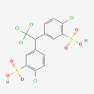 Benzenesulfonic acid, 3,3'-(2,2,2-trichloroethylidene)bis(6-chloro-