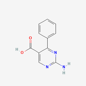 molecular formula C11H9N3O2 B1266823 2-氨基-4-苯基嘧啶-5-羧酸 CAS No. 91093-42-4