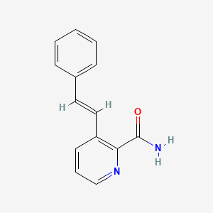 (E)-3-(2-Phenylvinyl)pyridine-2-carboxamide