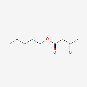 molecular formula C9H16O3 B1266830 乙酰乙酸戊酯 CAS No. 6624-84-6
