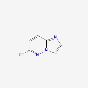 molecular formula C6H4ClN3 B1266833 6-氯咪唑并[1,2-b]哒嗪 CAS No. 6775-78-6