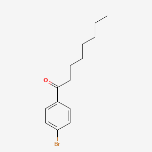 molecular formula C14H19BrO B1266839 对溴苯基庚基酮 CAS No. 7295-48-9