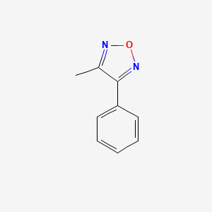 B1266843 3-Methyl-4-phenylfurazan CAS No. 10349-09-4