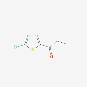 molecular formula C7H7ClOS B1266851 1-(5-Chloro-2-thienyl)propan-1-one CAS No. 32427-82-0