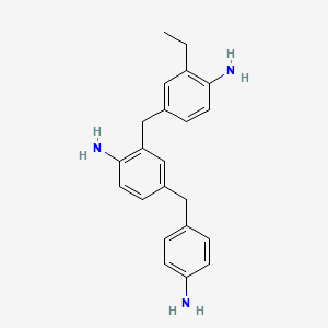 2-[(4-Amino-3-ethylphenyl)methyl]-4-[(4-aminophenyl)methyl]aniline