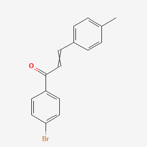 molecular formula C16H13BrO B1266867 1-(4-溴苯基)-3-(4-甲基苯基)丙-2-烯-1-酮 CAS No. 51477-10-2