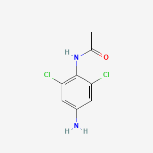 molecular formula C8H8Cl2N2O B1266869 4'-氨基-2',6'-二氯乙酰苯胺 CAS No. 83386-07-6