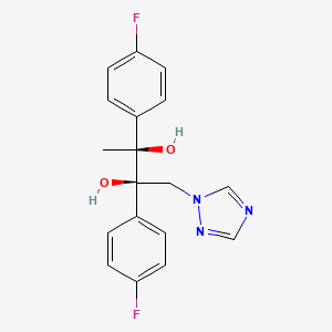 2,3-Butanediol, 2,3-bis(4-fluorophenyl)-1-(1H-1,2,4-triazol-1-yl)-, (2R,3S)-