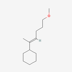 (5-Methoxy-1-methylpenten-1-yl)cyclohexane