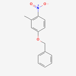 molecular formula C14H13NO3 B1266877 4-(苄氧基)-2-甲基-1-硝基苯 CAS No. 22424-58-4