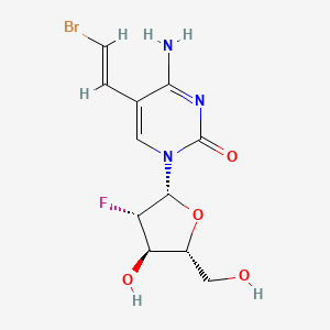 5(E)-(2-Bromovinyl)-1-(2-deoxy-2-fluoro-beta-D-arabinofuranosyl)cytosine