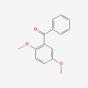 molecular formula C15H14O3 B1266879 (2,5-二甲氧基苯基)-苯基-甲苯酮 CAS No. 4038-13-5