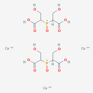 Tricalcium bis(2,2'-((oxidophosphonoyl)bis(oxy))dipropionate)