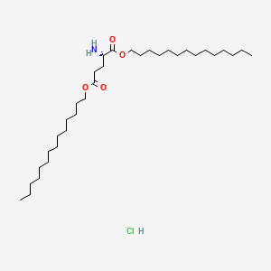 L-Glutamic acid, diteradecyl ester, hydrochloride