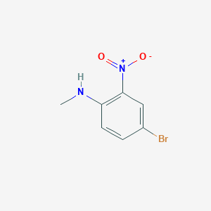molecular formula C7H7BrN2O2 B1266883 4-溴-正甲基-2-硝基苯胺 CAS No. 53484-26-7