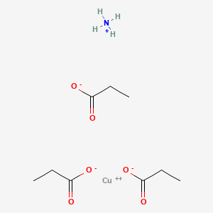 Propionic acid, ammonium copper salt