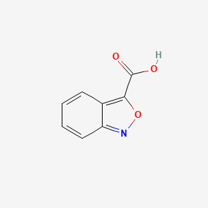 molecular formula C8H5NO3 B1266885 2,1-苯并异恶唑-3-羧酸 CAS No. 642-91-1