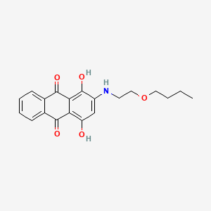 2-[(2-Butoxyethyl)amino]-1,4-dihydroxyanthraquinone