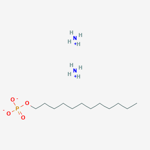 Phosphoric acid, dodecyl ester, ammonium salt