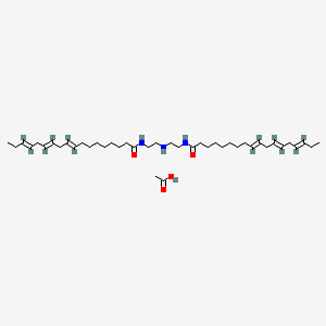 N,N'-(Iminodiethylene)bis(octadeca-9,12,15-trienamide) monoacetate