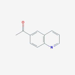 molecular formula C11H9NO B1266891 1-(喹啉-6-基)乙酮 CAS No. 73013-68-0