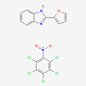 1H-Benzimidazole, 2-(2-furanyl)-, mixt. with pentachloronitrobenzene