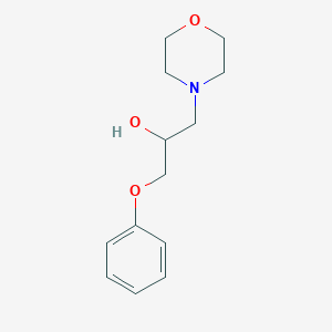 B1266898 1-Morpholin-4-yl-3-phenoxy-propan-2-ol CAS No. 5296-26-4