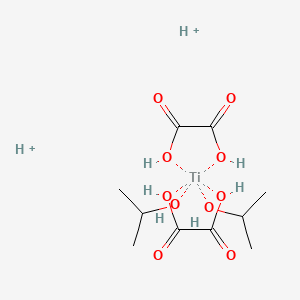 Dihydrogen bis(oxalato(2-)-O,O')bis(propan-2-olato)titanate(2-)