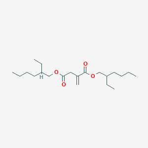 molecular formula C21H38O4 B1266909 双(2-乙基己基)亚甲基琥珀酸酯 CAS No. 2287-83-4